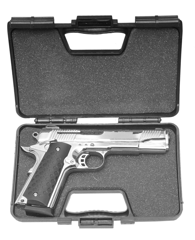 Kurs - пистолет сигнальный K1911 classic калибр 10ТК хром - 3.jpg Kurs - пистолет сигнальный K1911 classic калибр 10ТК хром - 3.jpg