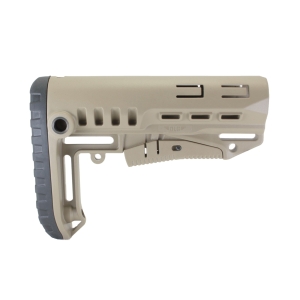 Телескопический приклад TBS COMPACT, DLG Tactical (Com-Spec песочный)