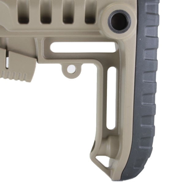 Телескопический приклад TBS COMPACT, DLG Tactical (Com-Spec песочный)-1